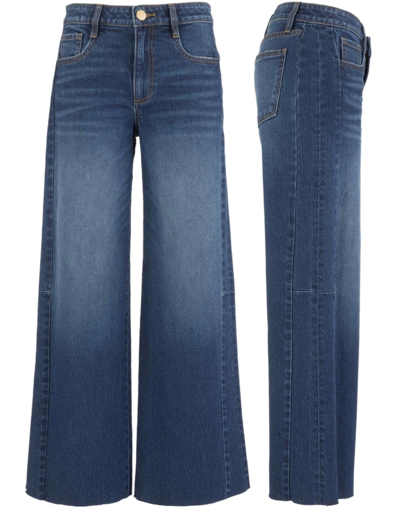 Kut From the Kloth Meg High Rise Side Panel Wide Leg