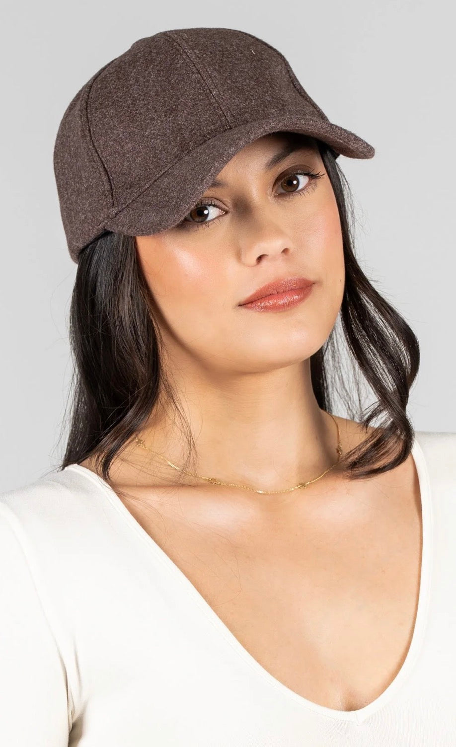 C'est Moi Melange Fabric Baseball Cap