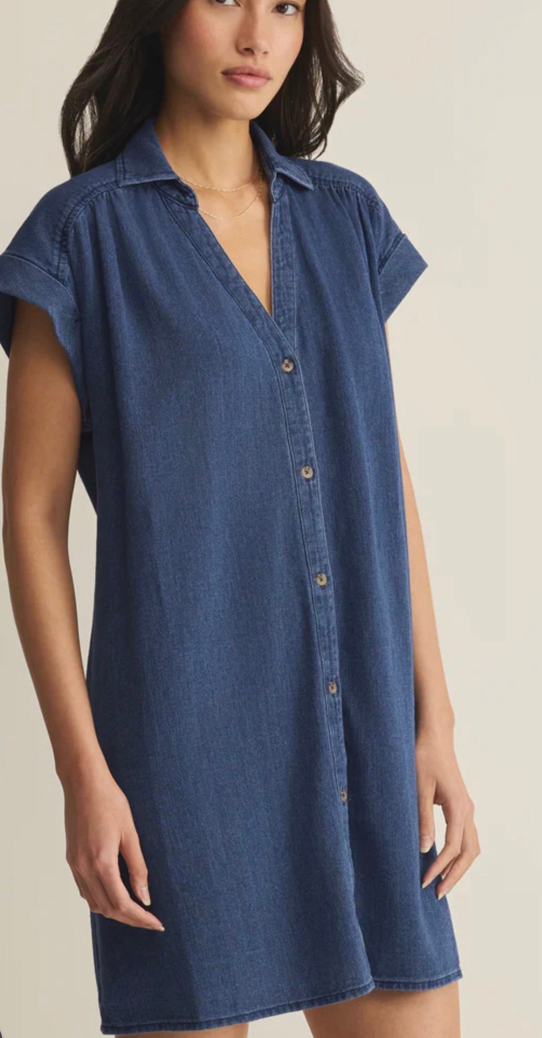 Shellbound Twill Dress