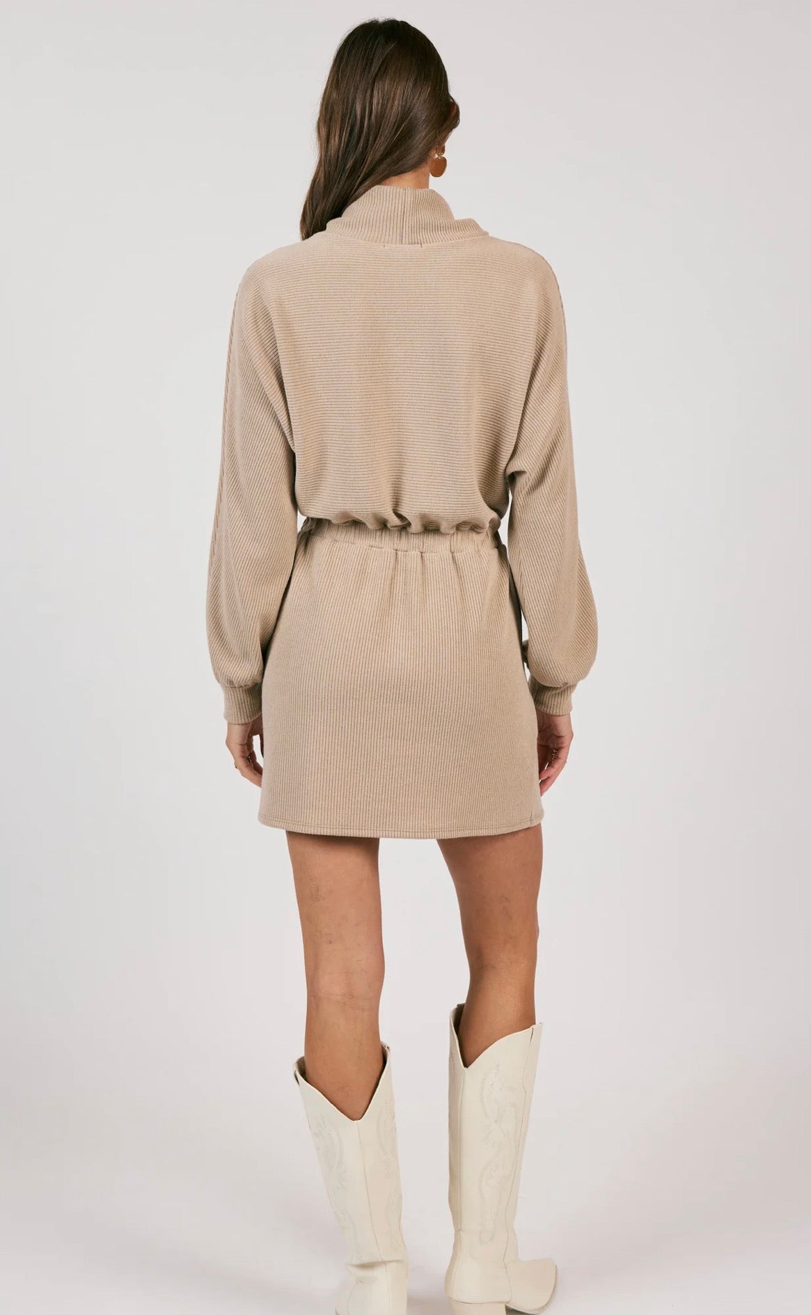 Personal Growth Dolman Sleeve Mini Dress