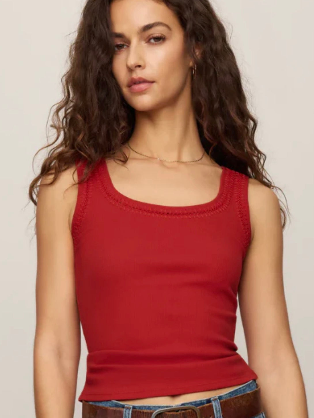 Larkin Embroidered Tank