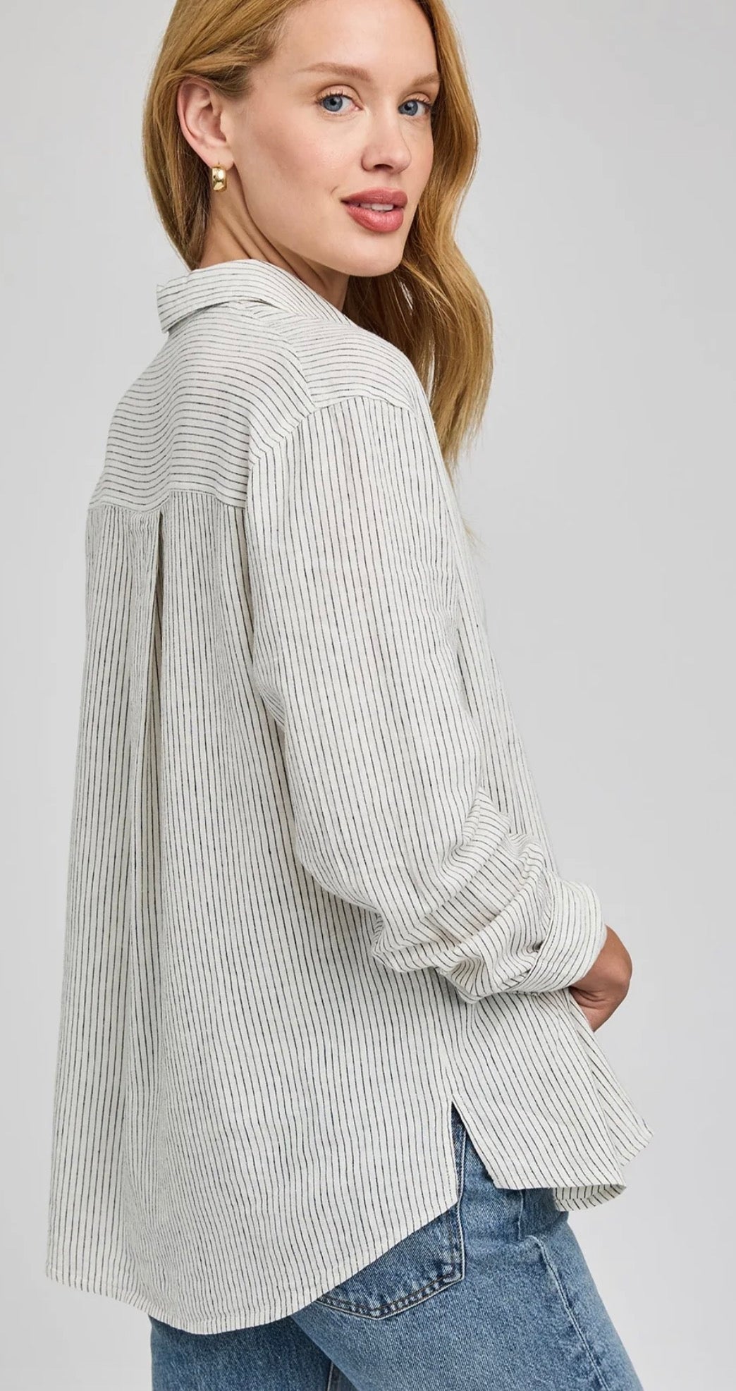 Dominique Button Up Top