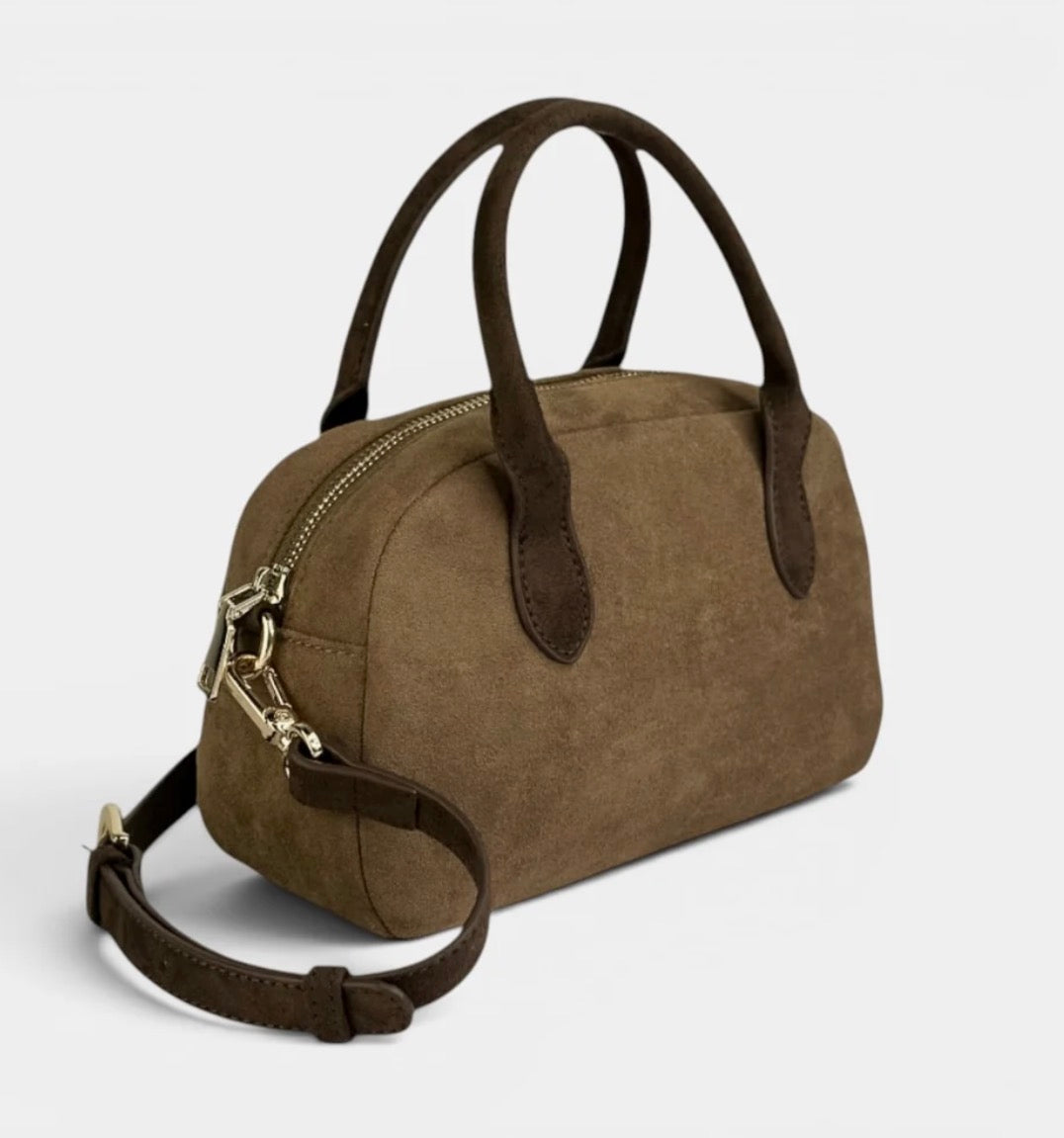 Kyla Faux Suede Bag by SKYLA