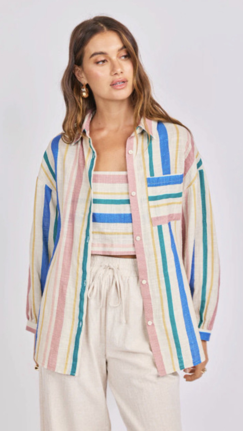 Sail Away Button Up
