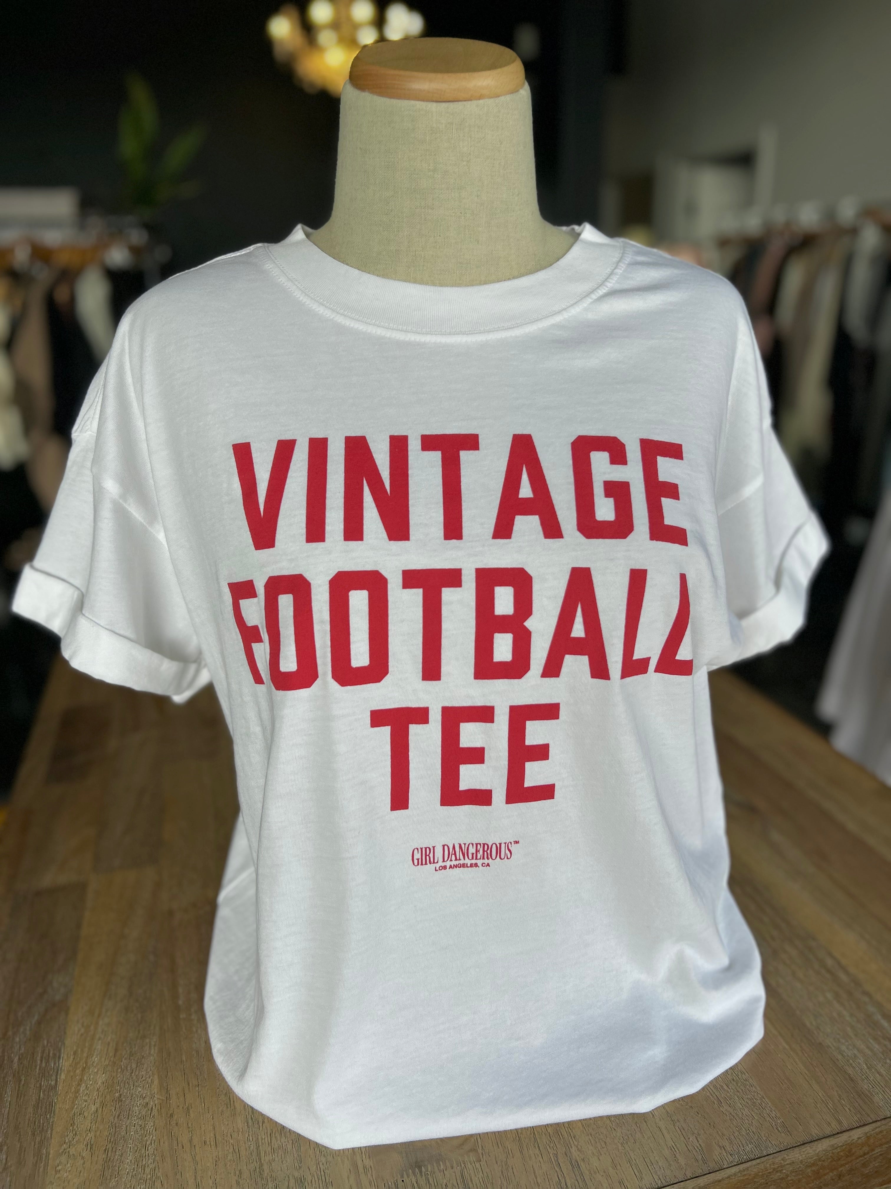 Vintage Football Short Sleeve Tee