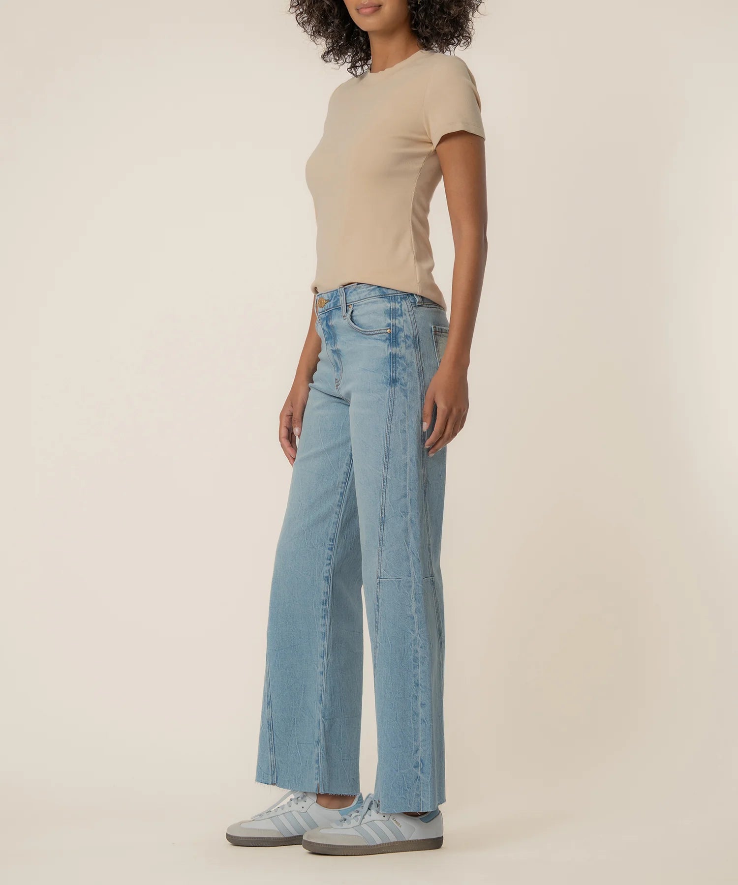 Kut From the Kloth Meg High Rise Side Panel Wide Leg *Preorder*