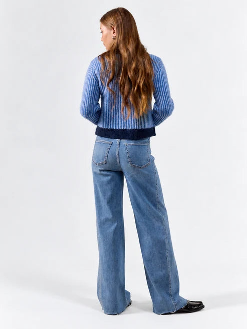 Far Out High Rise Wide Leg Jean by DAZE