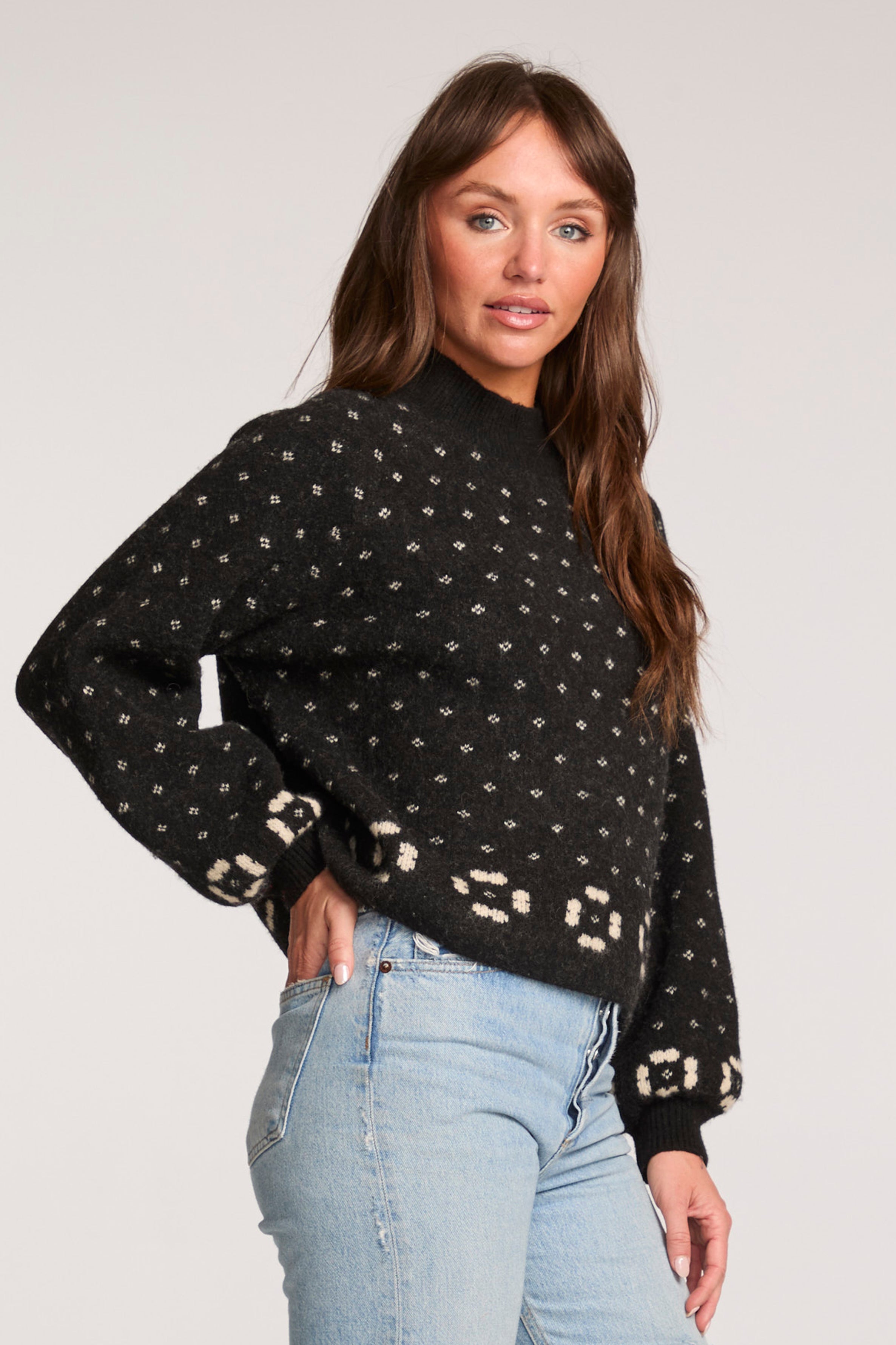 Evander Black Sweater by Saltwater Luxe