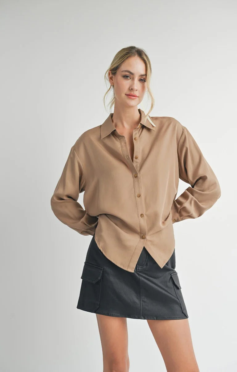 Dress Code Back Knot Shirt