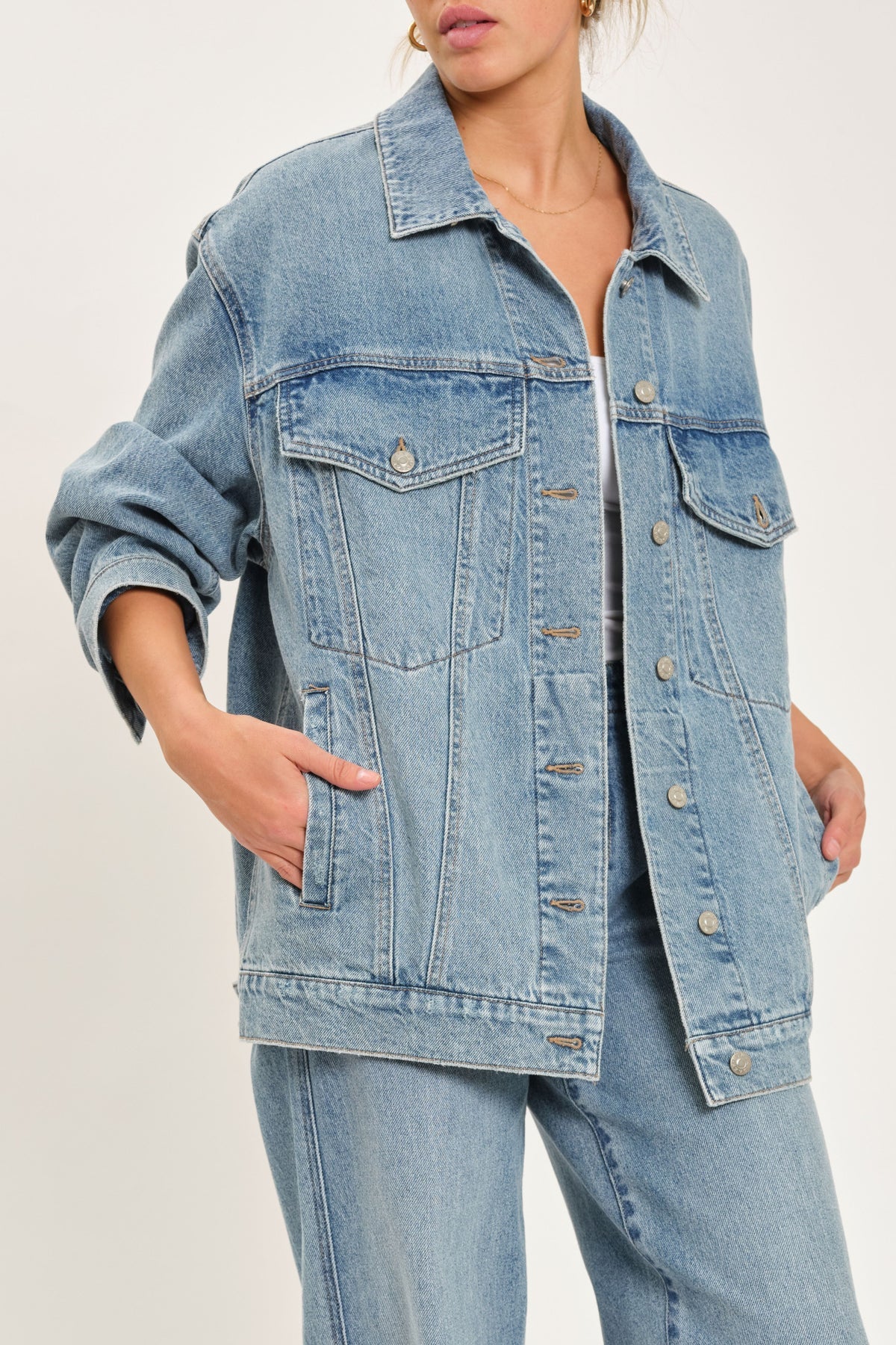 Beau Boyfriend Jacket in Later by Daze Denim