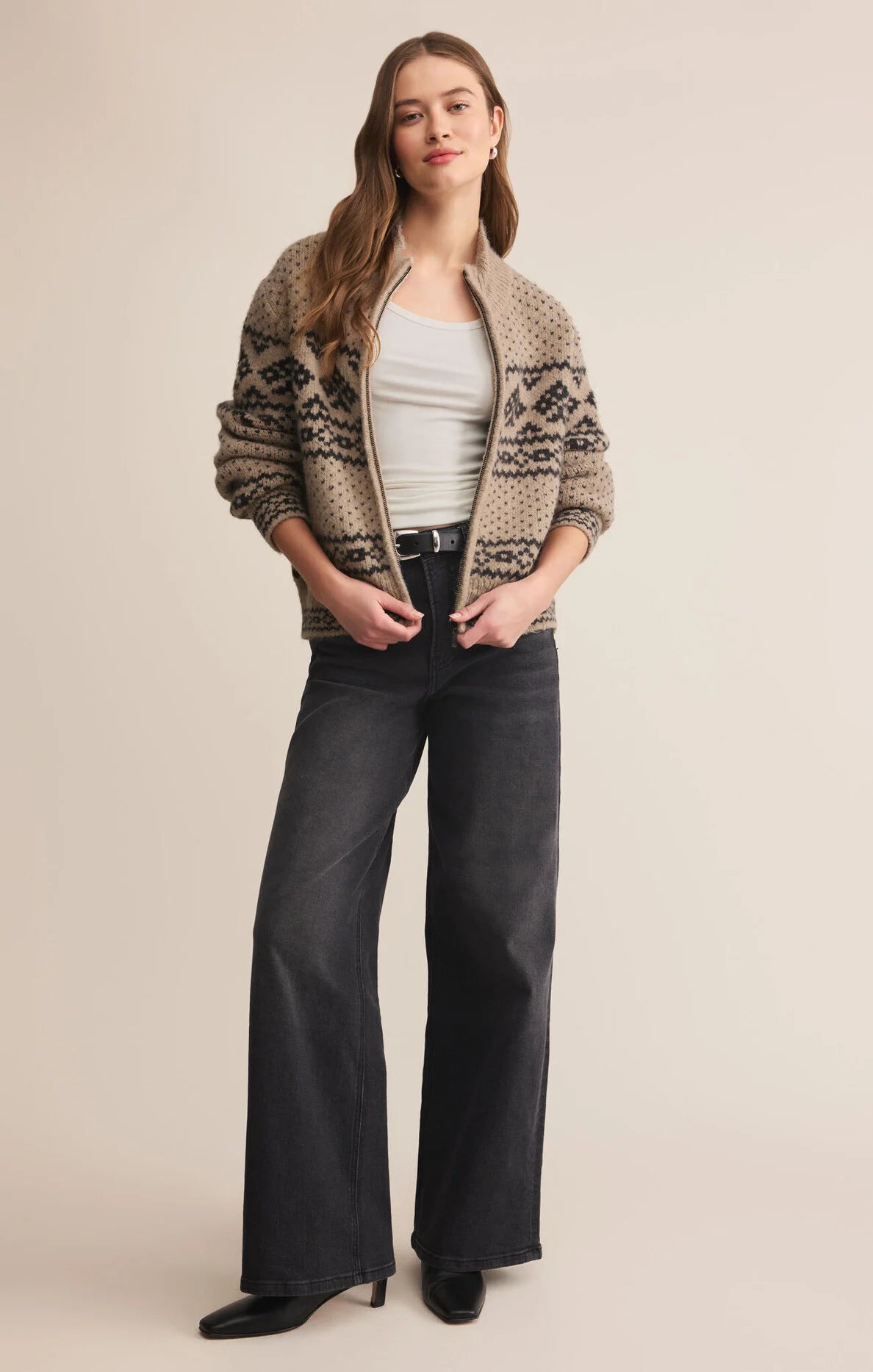 Bismarck Zip Cardigan