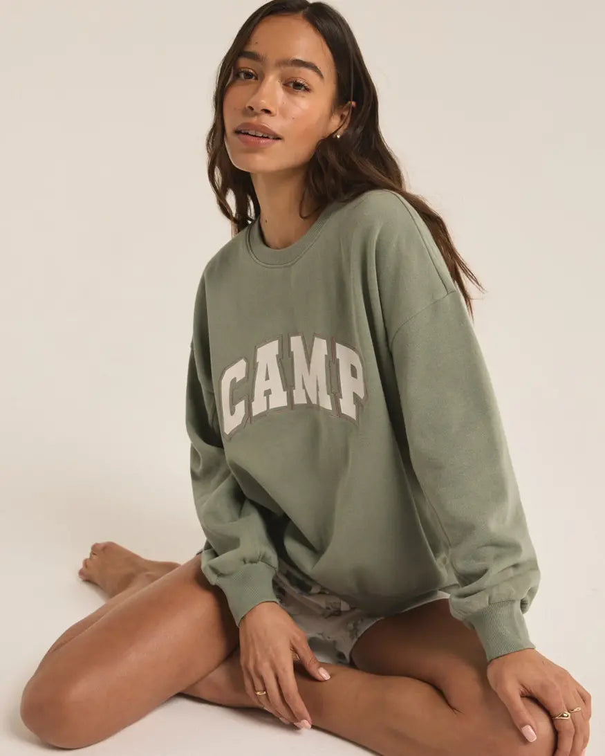 Oversized Camp Sweatshirt by Z Supply Lounge