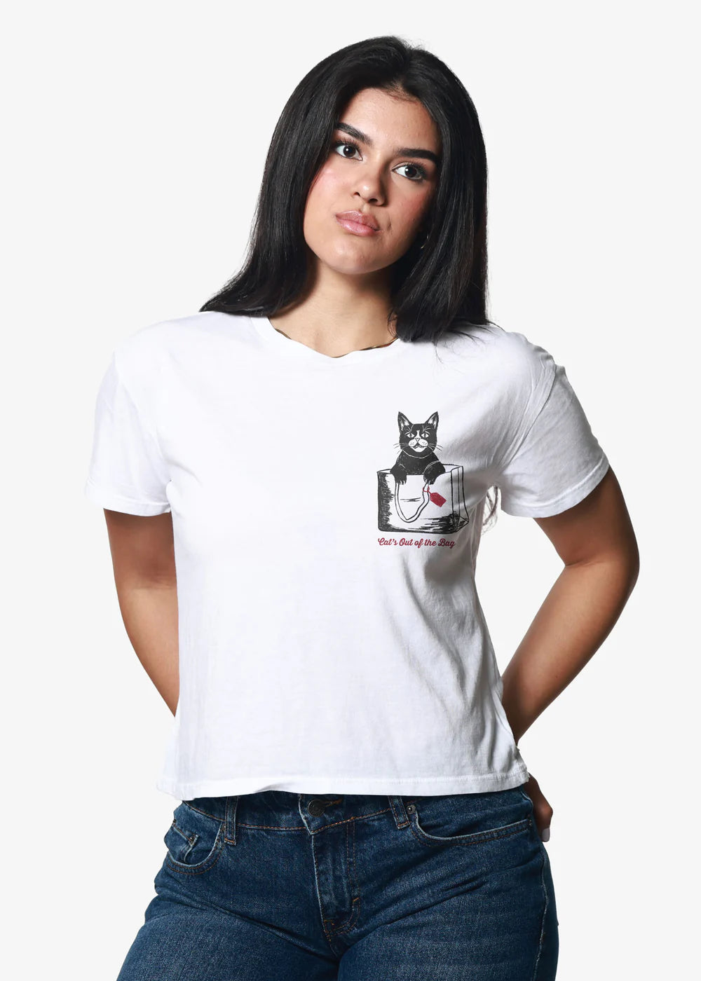 Cat's Out Of the Bag Vintage Graphic Tee