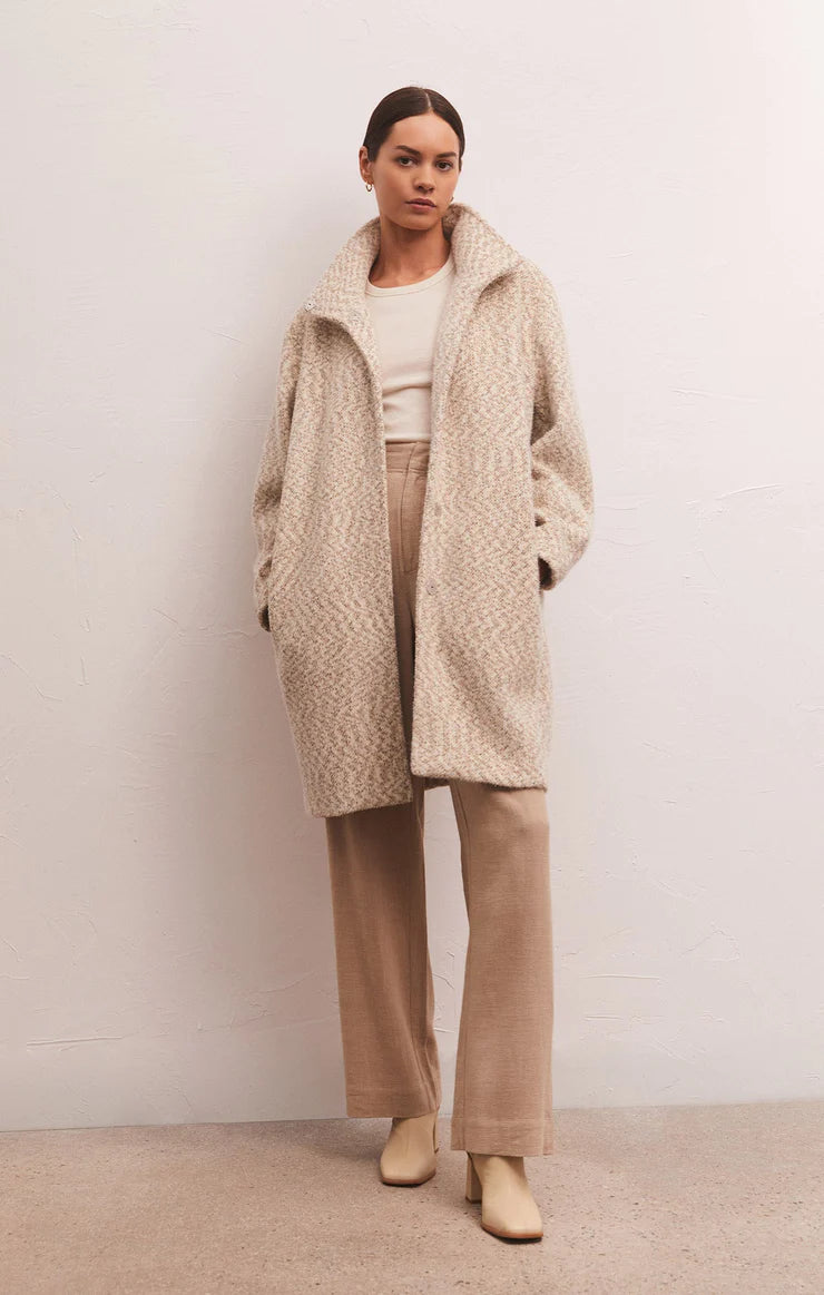 Connor Mohair Knit Coat