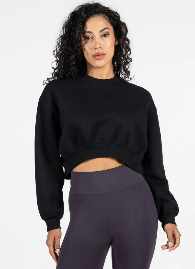 Fleece Crop Sweater