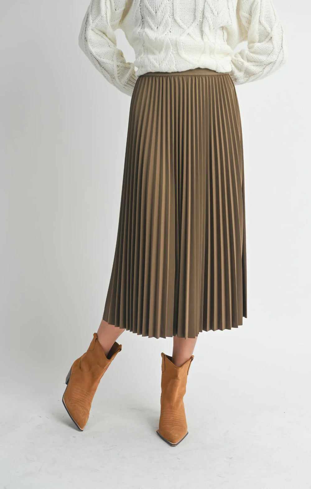 Full of Charm Pleated Skirt