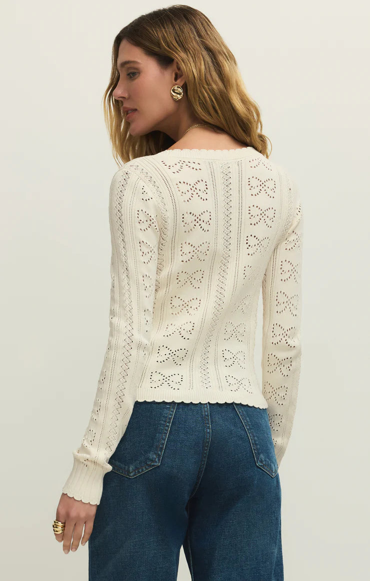 Gema Bow Cardigan