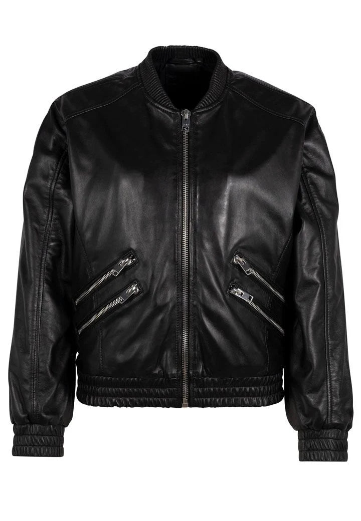 Hariet Leather Jacket by Mauritius *Preorder*