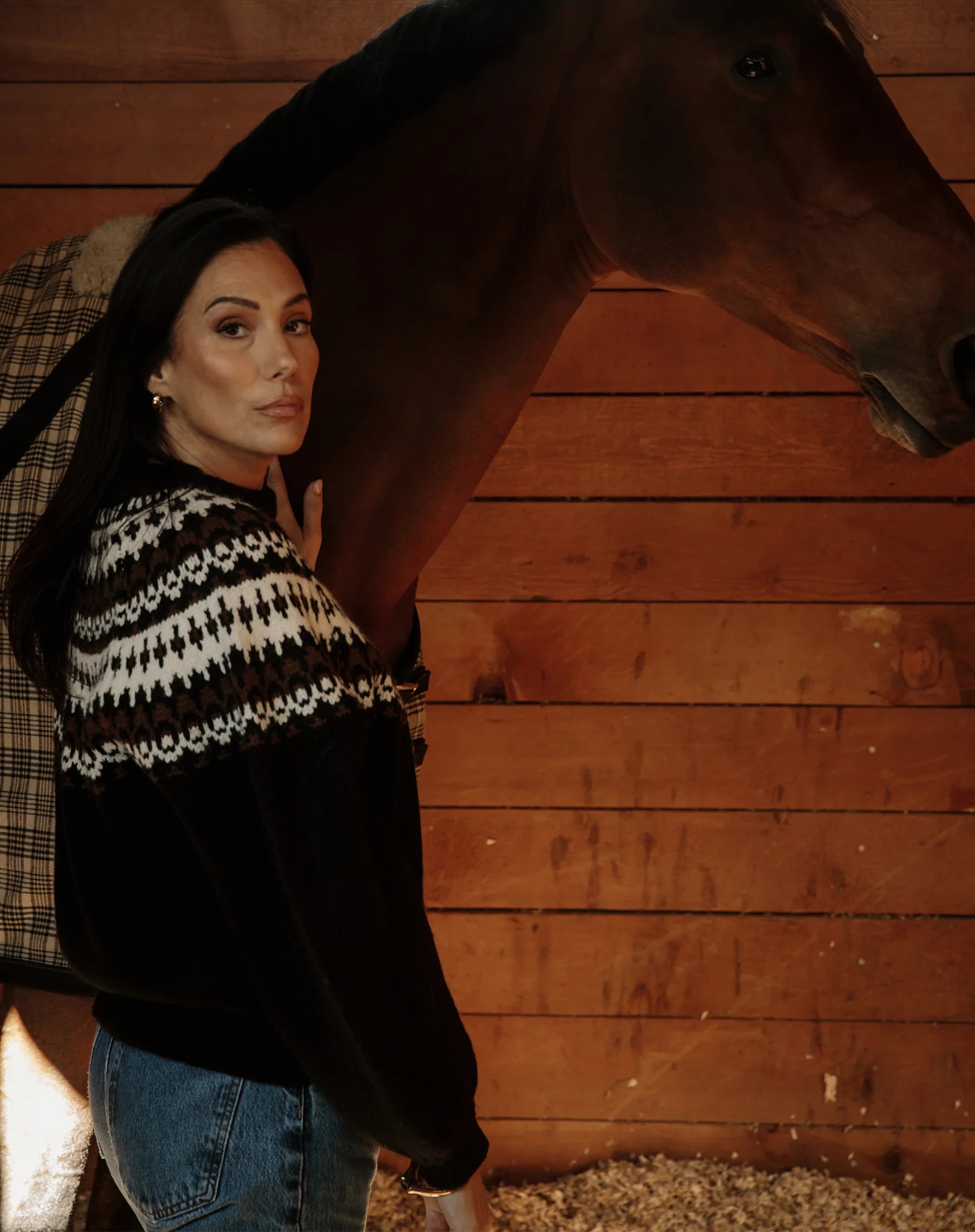 New Fairisle Knit Sweater by Brunette the Label