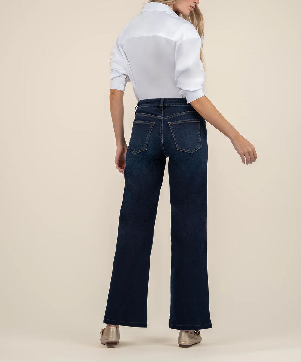 Kut From The Kloth Jean High Rise Wide Leg Clean Hem