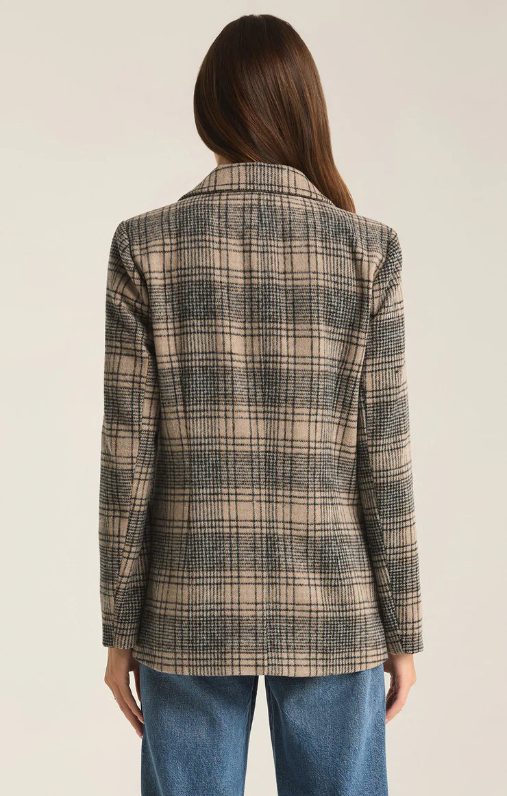 Kingston Relaxed Plaid Blazer