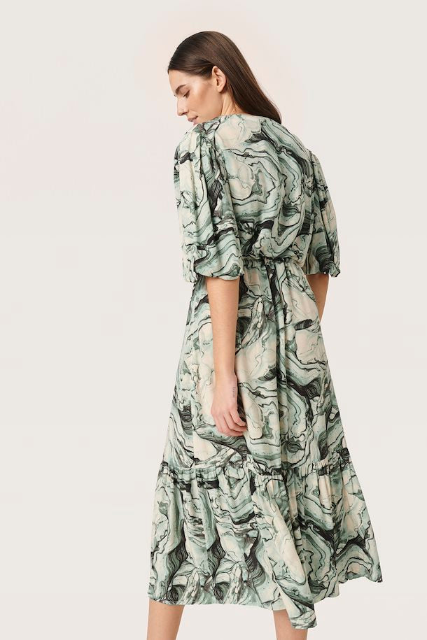 Loden Green Marble Livinna Dress