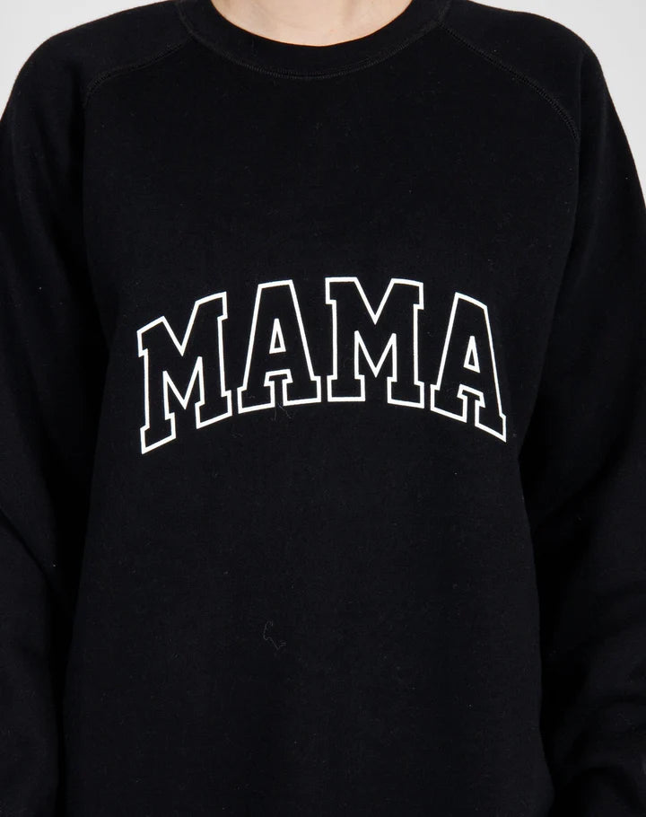 MAMA Big Sister Crew Sweatshirt