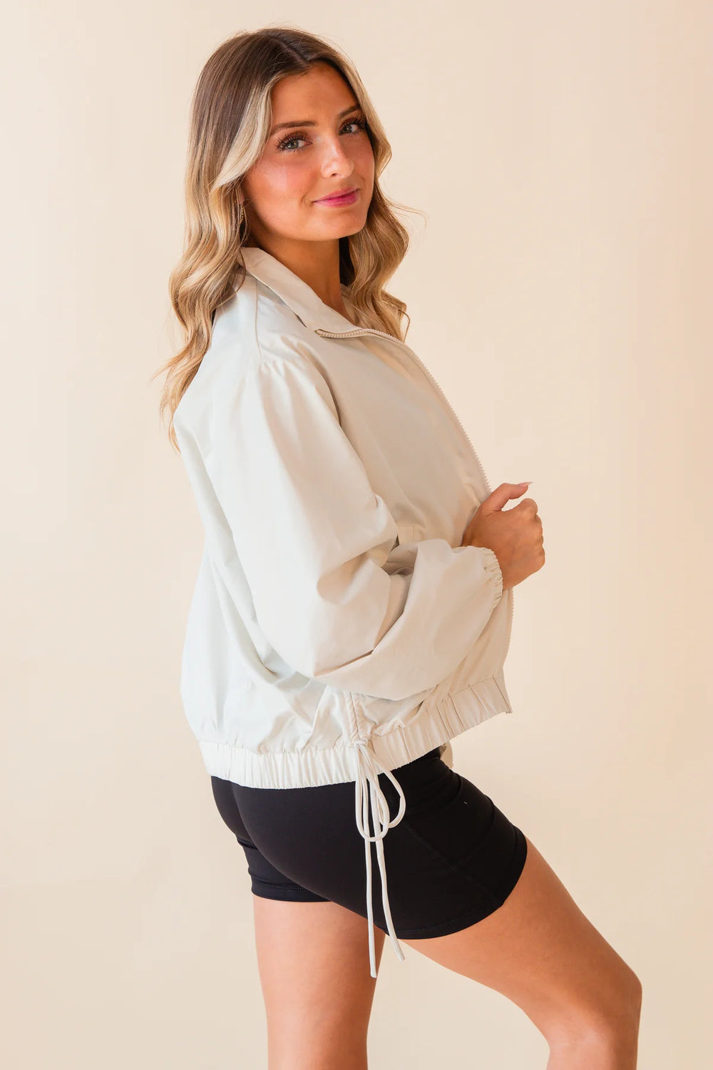 Marisa Zip Up Windbreaker by Sadie and Sage