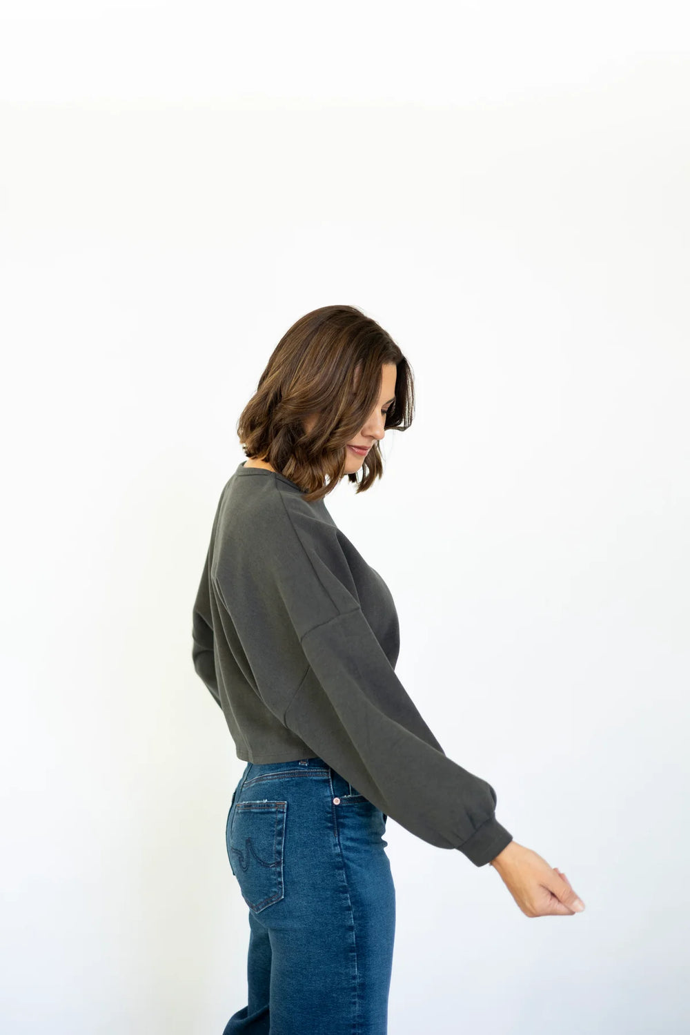 Relaxed Stay Crewneck Knit Top