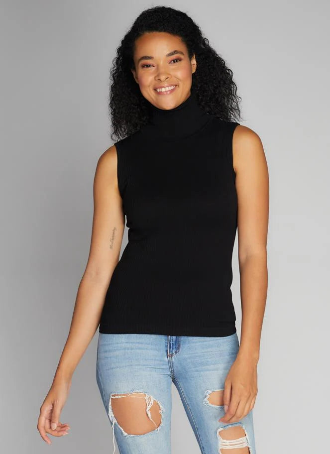 Seamless Rib Sleeveless Top by C'est Moi