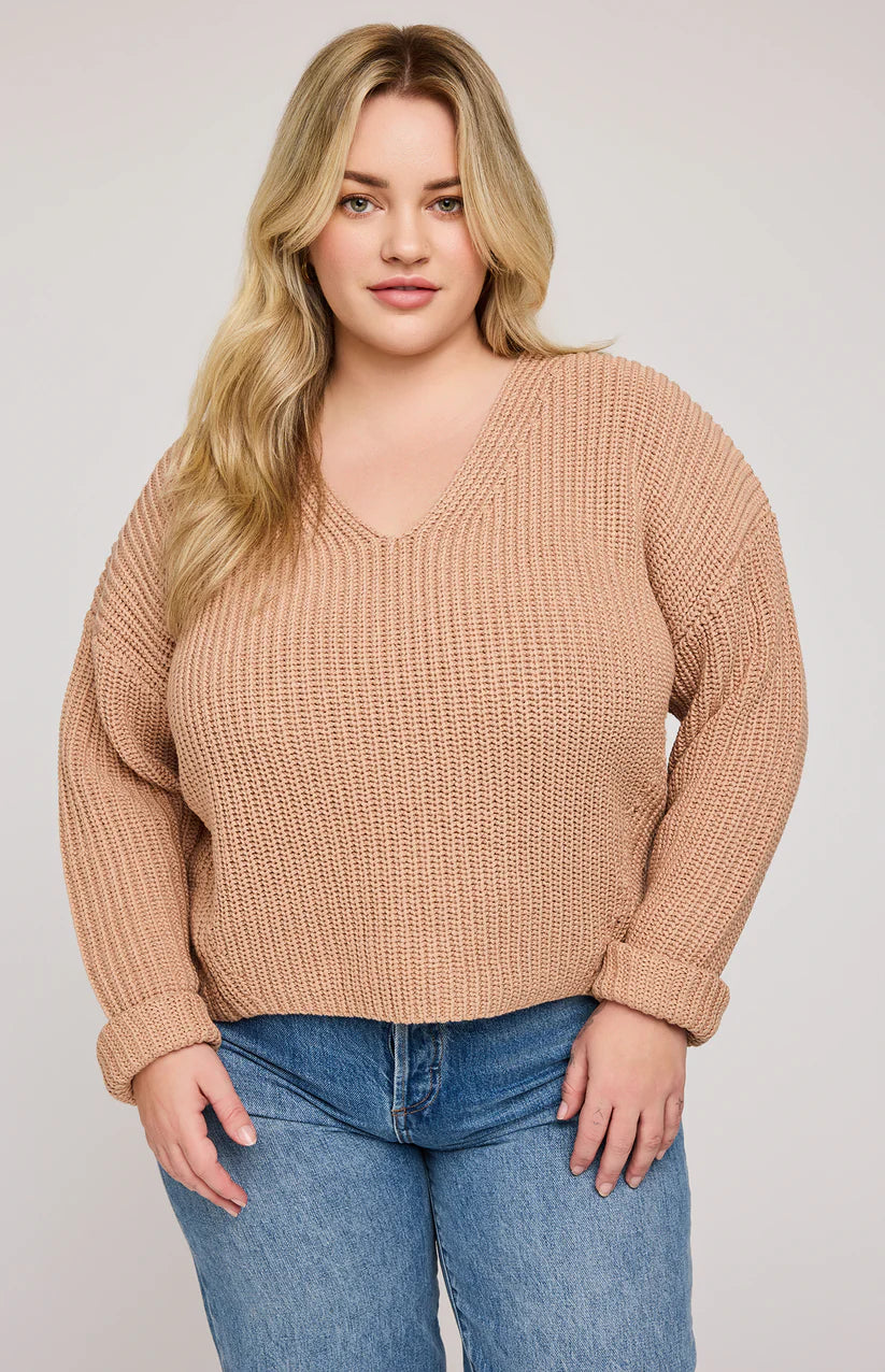 Spencer V-Neck Knit Sweater