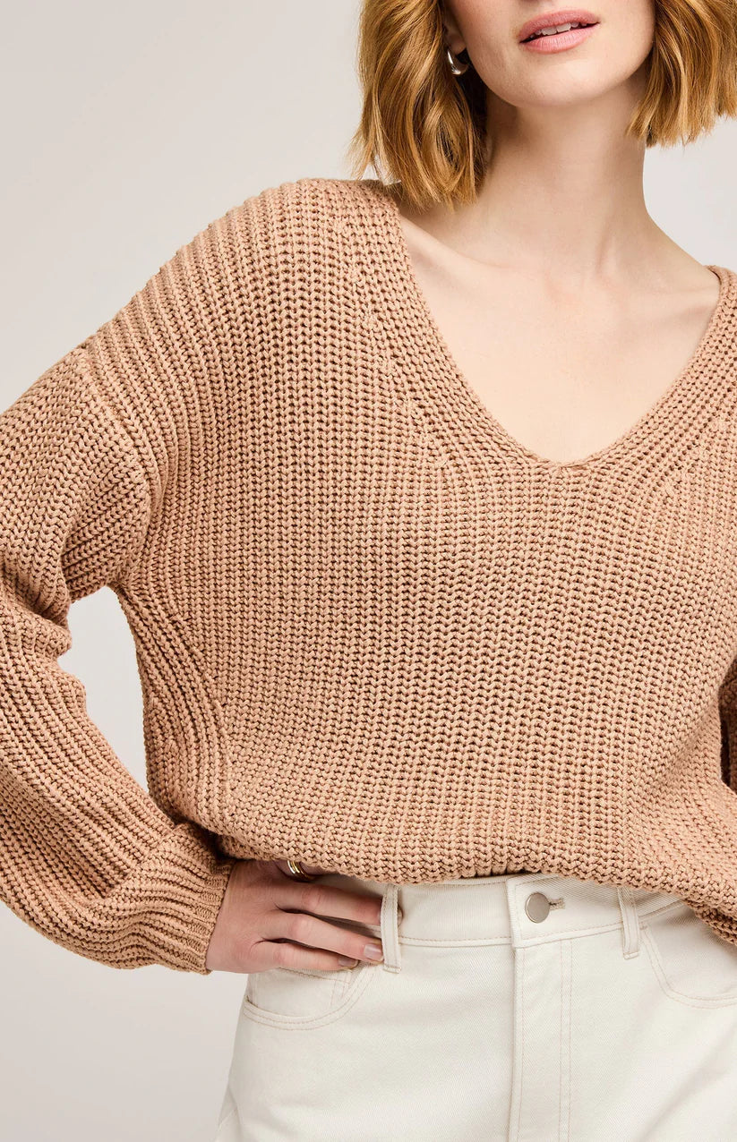 Spencer V-Neck Knit Sweater