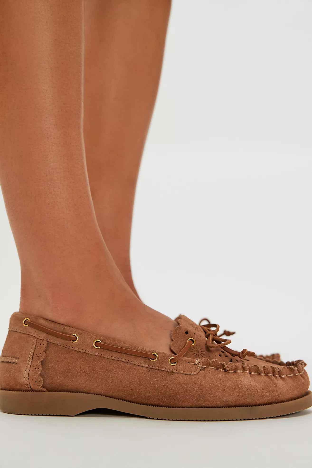 Free People Lagoon Cut Out Boat Shoe