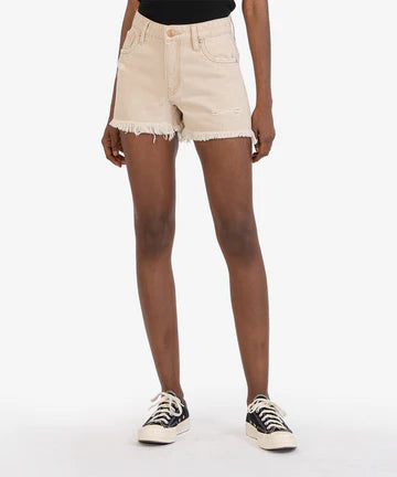 Jane High Rise Short with Fray Hem