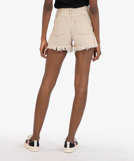 Jane High Rise Short with Fray Hem